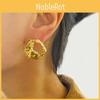 2023 Summer Fashionable European And American Minimalist Hollow Out Earrings Women For