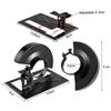 Adjustable Angle Grinder Stand with Thickened Cutting Base and Protective Cover Metal Cutting Machine Stand 100 Angle Grinder