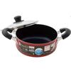 Bestco IH Casserole Moderna, 20cm, Red, with Glass Lid, ND-9459