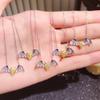 European and American Bat Necklace for Women with Versatile High Quality Color Protection Niche Design Fashionable Simple Necklace Collarbone Chain