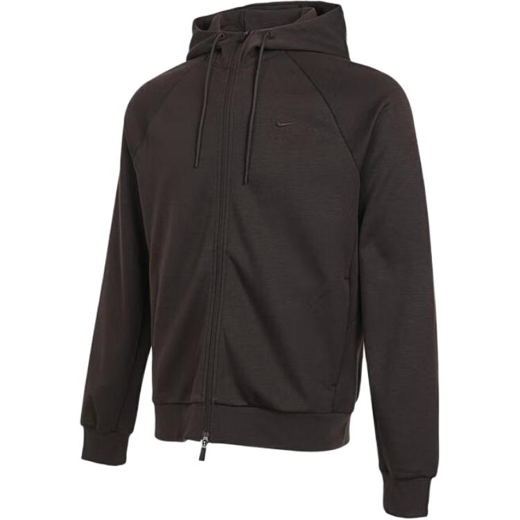 Nike Мужская толстовка с капюшоном на молнии Dri-FIT UV Primary Серая FZ0968-237