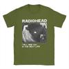 Vintage Radiohead T-Shirt for Men Crew Neck 100% Cotton T Shirt Short Sleeve Tee Shirt Adult Clothing