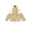 adidas Повседневная спортивная куртка Originals Trefoil Speed Fur с флисовой подкладкой, унисекс, коричневая, HF0702