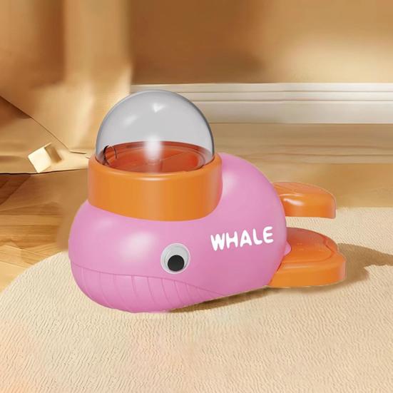 Dog Interactive Treat Dispenser Toy 2-in-1 Food Puzzle Slow Feeder Whale/Clownfish Shape Pet Enrichment Toy for Small Medium Dogs Cats IQ Training
