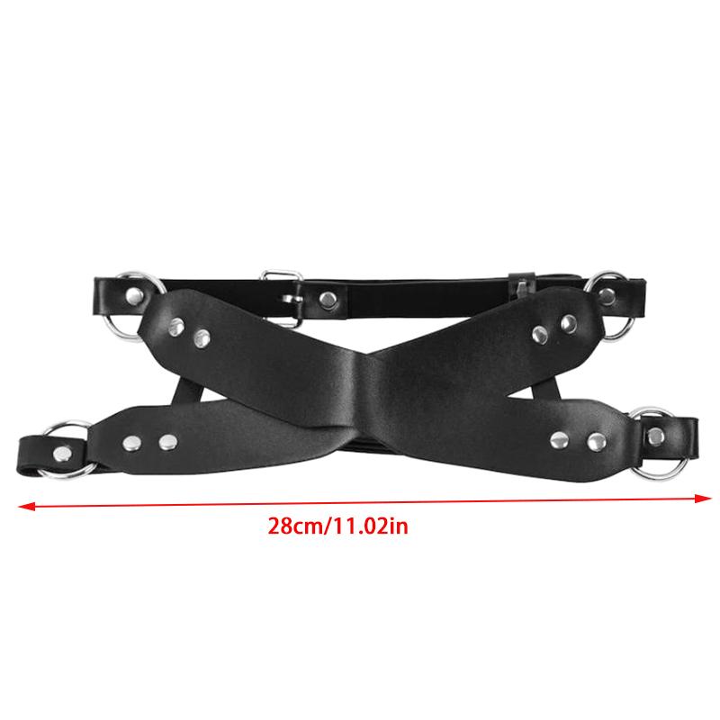 Маска для глаз Секс Бондаж Взрослая Игра Пара Кожаная Шлейка Маска Носимые Костюмы Для Женщин Мужчин Косплей Игрушки Маски для лица Продукт