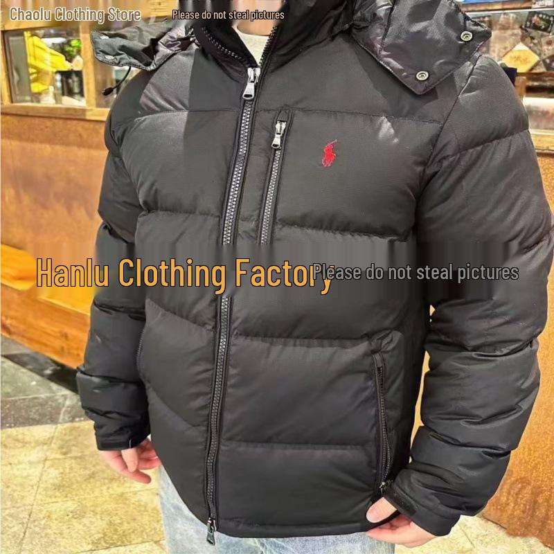 Мужская ветрозащитная водонепроницаемая утепленная куртка Ralph Little Red Horse с логотипом лошади, В наличии.