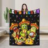Плюшевое одеяло Let's Shift Party Fiesta для мальчиков, мексиканский друг, Cinco De Mayo, фланелевое покрывало для домашнего декора, мягкое покрывало на кровать