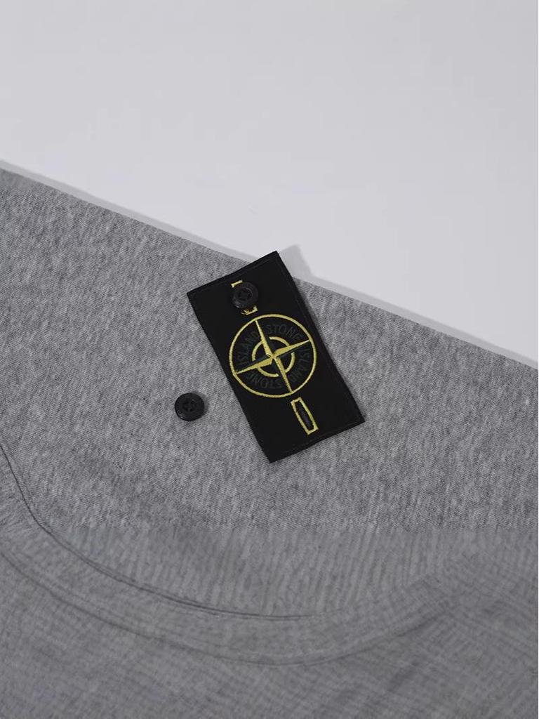 STONE 20SS Унисекс Толстовка с круглым вырезом и значком-компасом: Функциональный, Повседневный