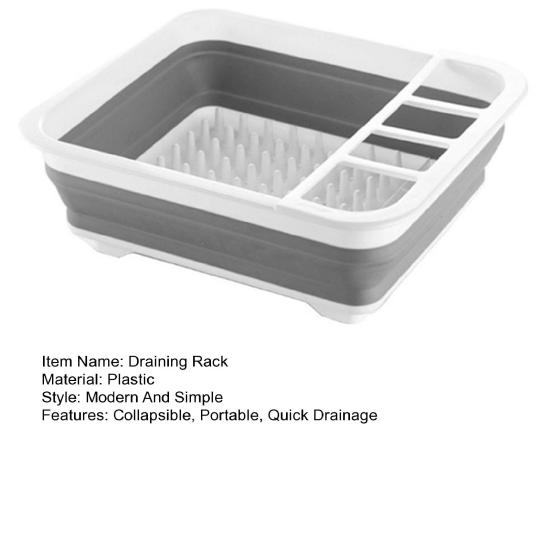 Выдвижная полка для сушки посуды, складной органайзер для сушки посуды, портативная кухня, кемперы на колесах, дорожный прицеп, экономия места, чаша, тарелка, ложка