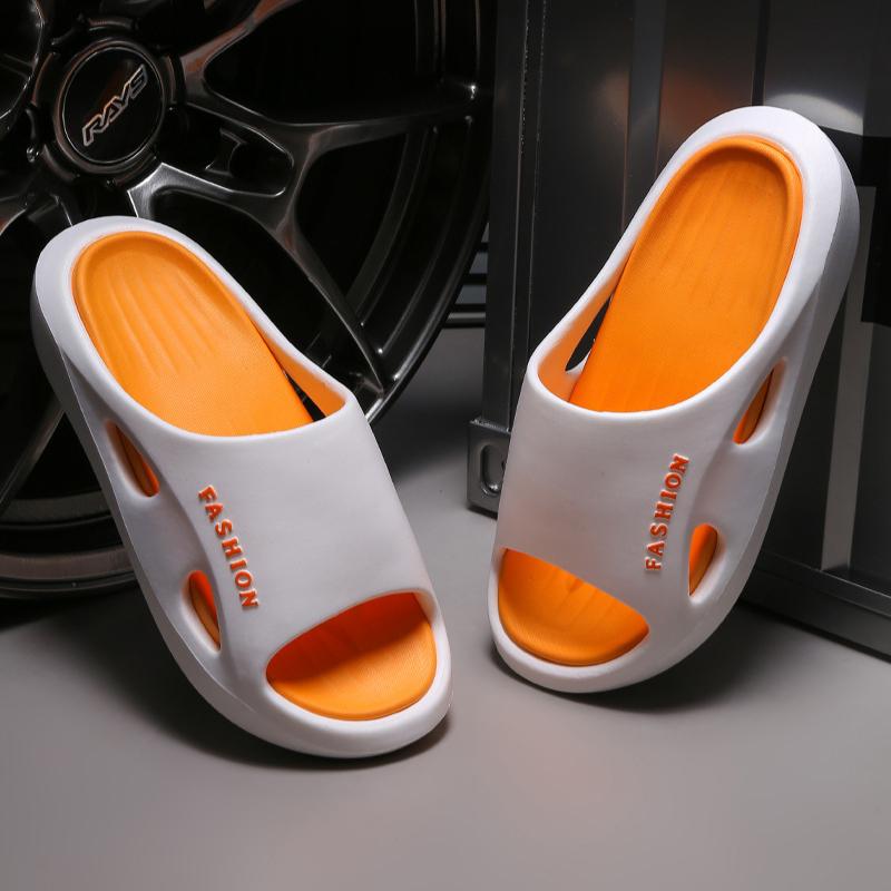 Мужская летняя верхняя одежда в тапочках 2025 Новые домашние домашние нескользящие классные тапочки на толстой подошве