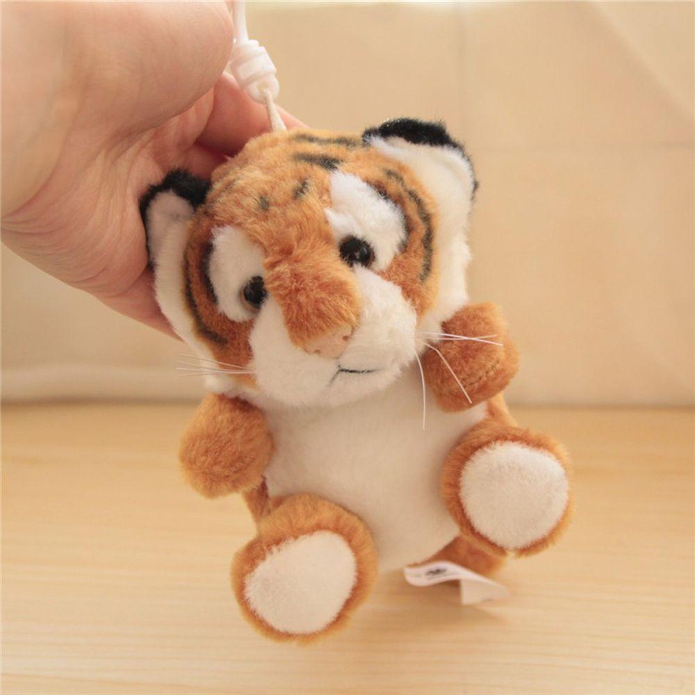 Little Tiger Cute Animal Coin Purse Car Key Ring Ornaments Women Key Chain Chinese Style Pendant