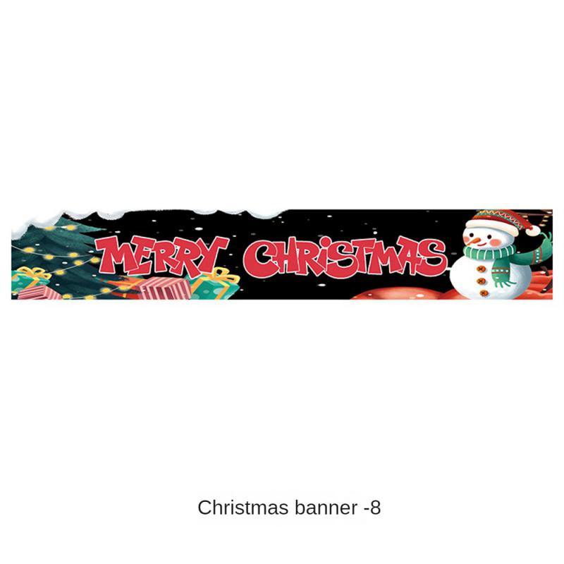 Рождественская гирлянда с баннером Веселое рождественское украшение для дома Навидад Ноэль 2024 Рождественские украшения Рождественский декор Новый год 2025