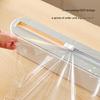 Магнитный диспенсер для пищевой пленки с выдвижным резаком Экономия места Кухонные органайзеры Одноручное управление для алюминиевой фольги