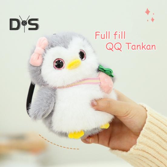 Плюшевая кукла пингвин для девочек и мальчиков, мягкая игрушка, очаровательный плюшевый пингвин, декоративные рождественские подарки