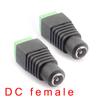 2pcs DC RCA Female Male Power Connector 5.5mm 2.1mm Jack Plug Audio Adapter Wire Connector For RGB LED Strip Light CCTV Camera