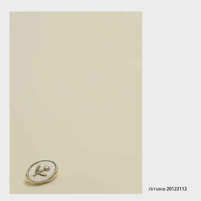 Esstudi Women's Tweed Coat: Oval Tulip Metal Button Sweater