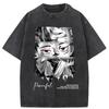 Loose Japanese Anime Printed T-shirt Men Women Manga Tops Summer Casual Oversized T Shirt Tee Clothes