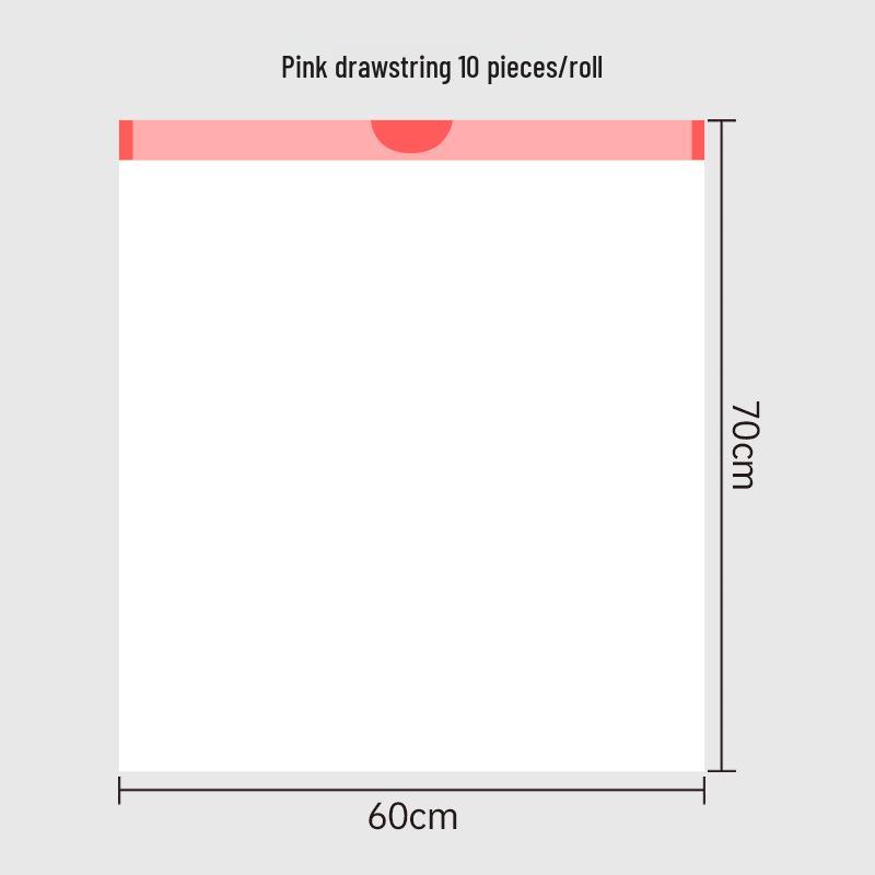Утолщенные мусорные мешки с автоматической затяжкой для уборки дома