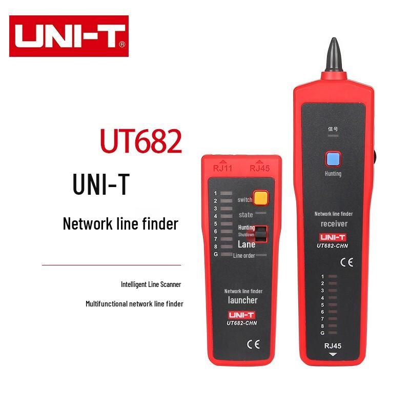 UNI-T UT682 Тестер сетевых кабелей и трассировщик проводов