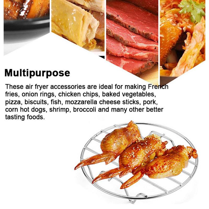 Посуда из нержавеющей стали Пароварка Подставка для кастрюли для выпечки Аэрогриль Аксессуары для еды Кухонные полки для готовки на пару Сетка