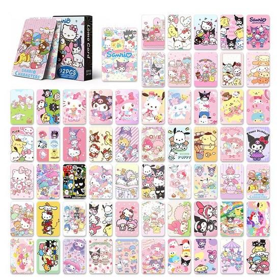 Sanrio фотокарточки товары ЛОМО иллюстрации фотокарточки 60 шт + мини наклейки 32 шт, вечеринка, 1 шт