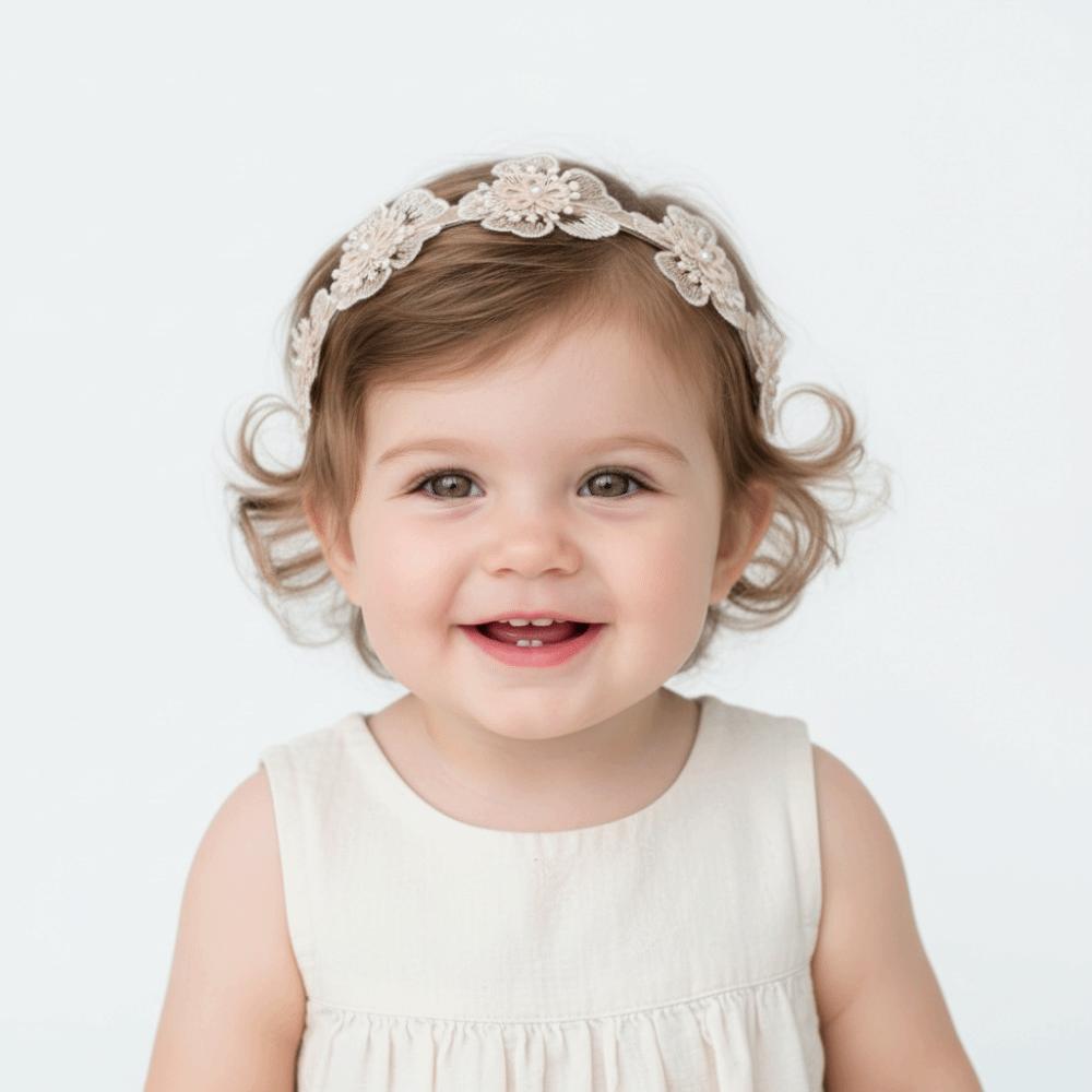Handmade Baby Hairbands Korean Style Headband Headwear Baby Birthday Party Hair Accessories
