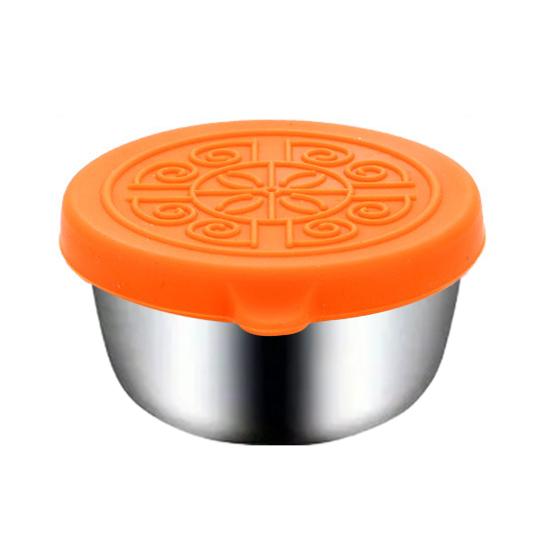 Yousheng 40 мл контейнеры для заправки салата с крышками, герметичная нержавеющая стальная соусница для ланч-боксов, пикников, путешествий, фруктов, закусок, соусов, контейнеры