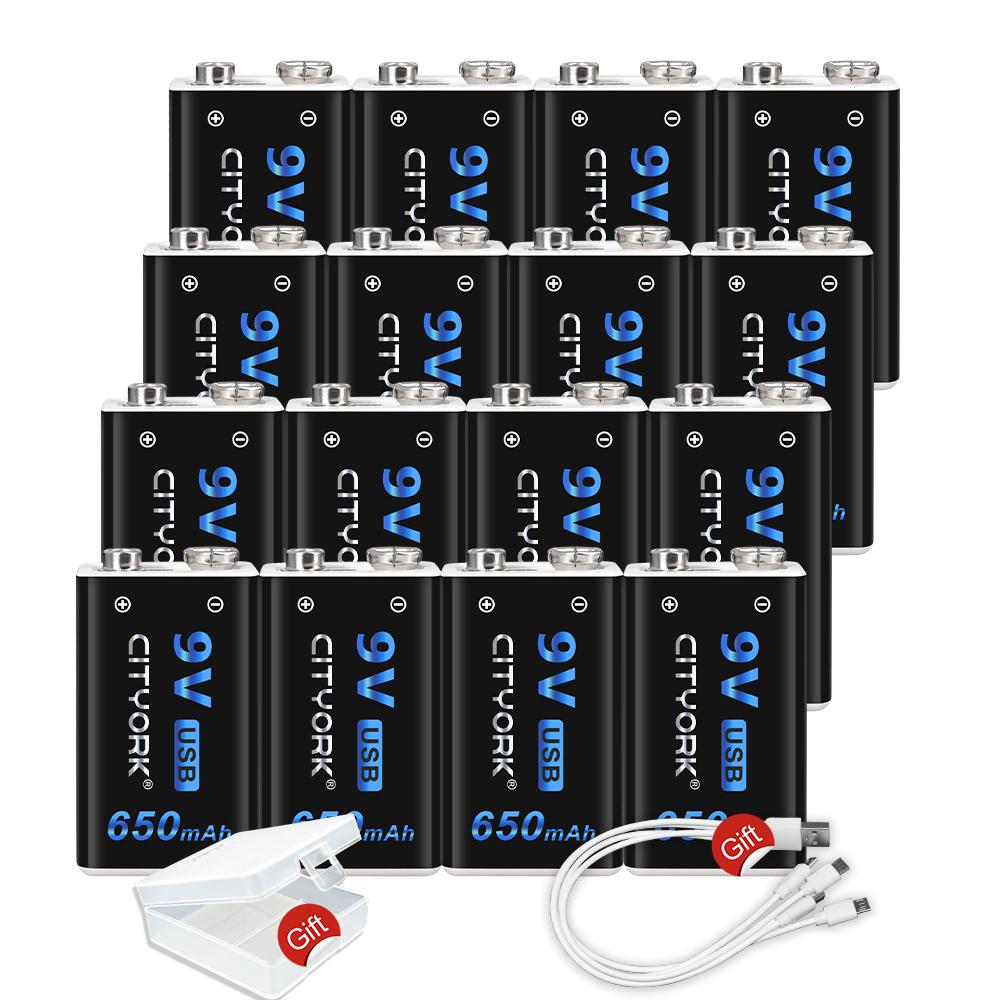 9 В литий-ионная аккумуляторная батарея Micro USB 6F22 9 В литиевые батареи для мультиметра металлоискателя гитары беспроводной микрофон