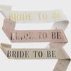 New Glitter Bride-to-Be Shoulder Strap Ribbon for Wedding Decoration