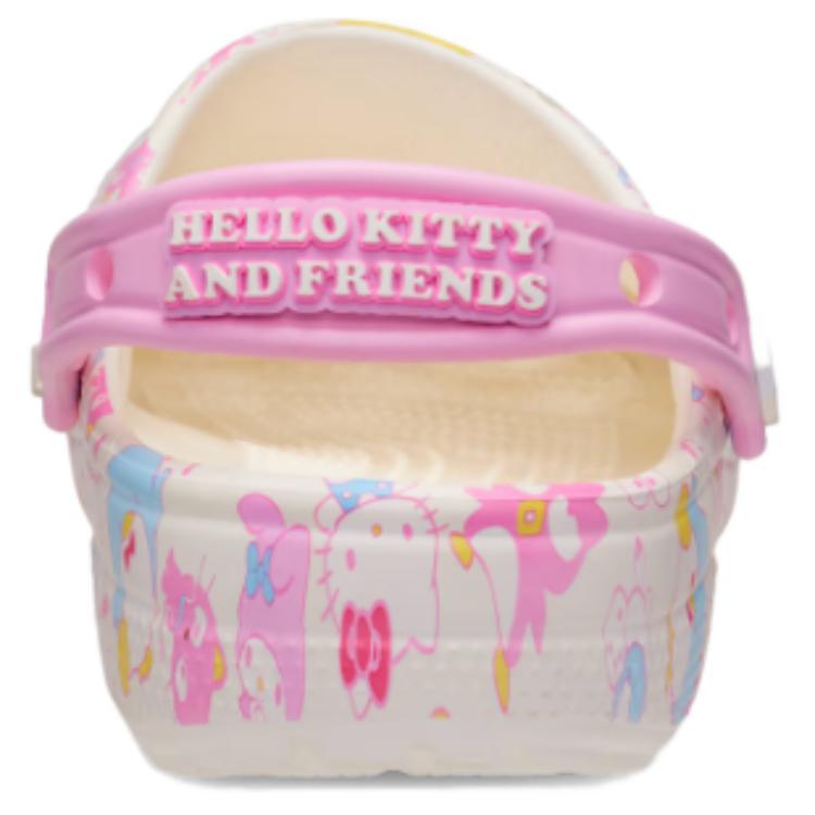 Crocs Hello Kitty Розовые Многоцветные Классические Деревянные Клоги Унисекс Розовые 212684-90H