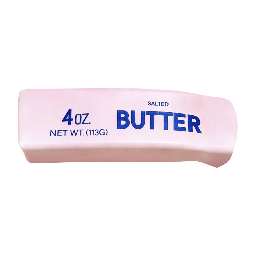 Butter Stick Shaped Stress Relief Toy Soft Squeezable Material 13 5cm Realistic Design for Desk Decoration and Play