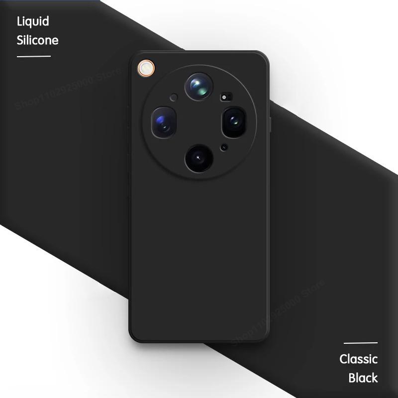 Чехол для OPPO Find X9 Ultra X9 Pro Жидкий силикон Защита объектива камеры Чехлы для телефона для OPPO Find X9 Ultra X9 Pro Мягкий чехол