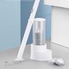 Угловая щетка для унитаза с длинной ручкой и держателем для хранения, одноразовое чистящее средство для эффективной чистки туалета escobilla