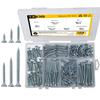 209 Pieces of High Durability Wood Screw Combination Kit, Flat Head Cross Wood Screws, Drywall Screws, Combination Screws