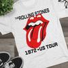 Ретро 70-х Винтажная футболка The Rolling Stones 1972 US Tour Унисекс S-5XL Унисекс футболка