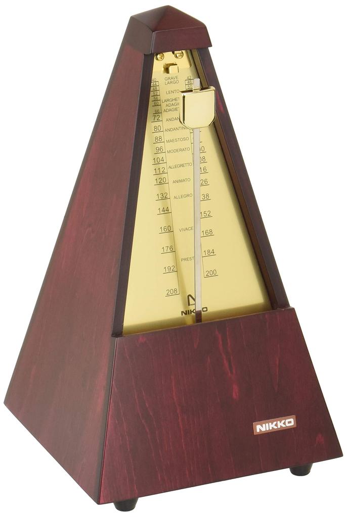 Nikko Metronome Wooden Regular Gold 104