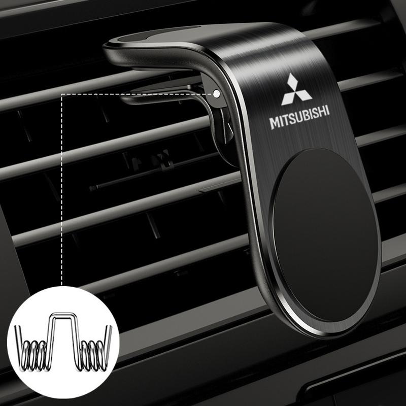 Для Mitsubishi Outlander Lancer Ex Evo ASX L200 Colt Pajero Держатель для телефона в машину Магнитный держатель для телефона в машину Держатель для телефона на вентиляционное отверстие