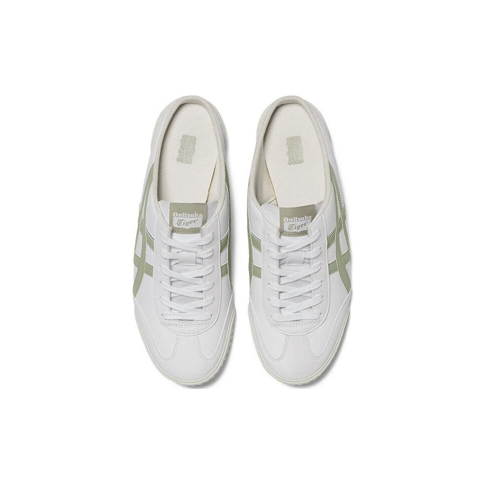 ONITSUKA TIGER Machuation Сабо Удобные Нескользящие Прочные Низкие Повседневные Кроссовки Унисекс Белый Зеленый 1183C012-102