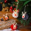 1pc Christmas Decorations Felt Deer Pendants Creative New Elk Pendants Christmas Tree Hanging Gifts