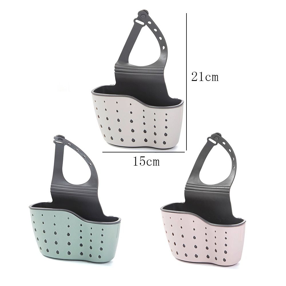 Non Perforated Soap Hanging Kitchen Organizer Storage Rack Drain Basket Storage Bag Sink Basket