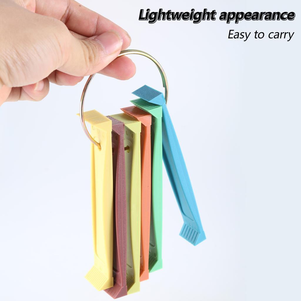 Набор для чистки гребней для ребер кондиционера Щетка для чистки змеевика HVAC Различные гребни для ребер Инструмент для выпрямления ребер конденсатора