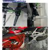 CNC Rider Foot pegs Driver Front Footrest Motorcycles Pedal For Kawasaki NINJA ZX 6R ABS KRT 10R Z1000 ZR-800 Z800 ABS Z H2 SE