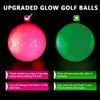 THIODOON GOLFTOP LED Golf Ball Light Dark Long Last Super Bright Night Golf 6 Colors LED Illumination Glow-Up - Balls, Available,