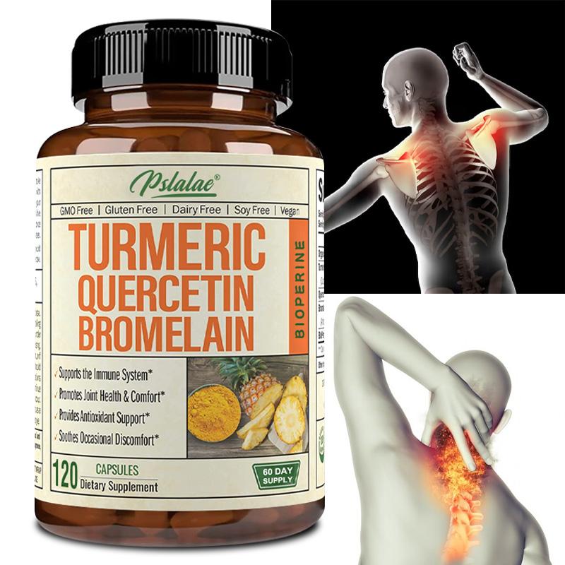 Pslalae contains a blend of organic turmeric and piperine to support joint health and is suitable for adults.