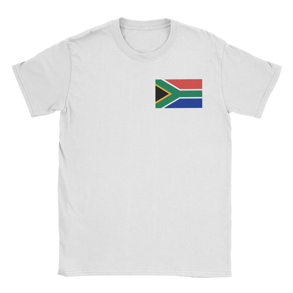South Africa Flag TShirt Unisex Street Style Cotton TShirts Summer O Neck Hip Hop Tee Shirt Wholesale Plus Size Clothing