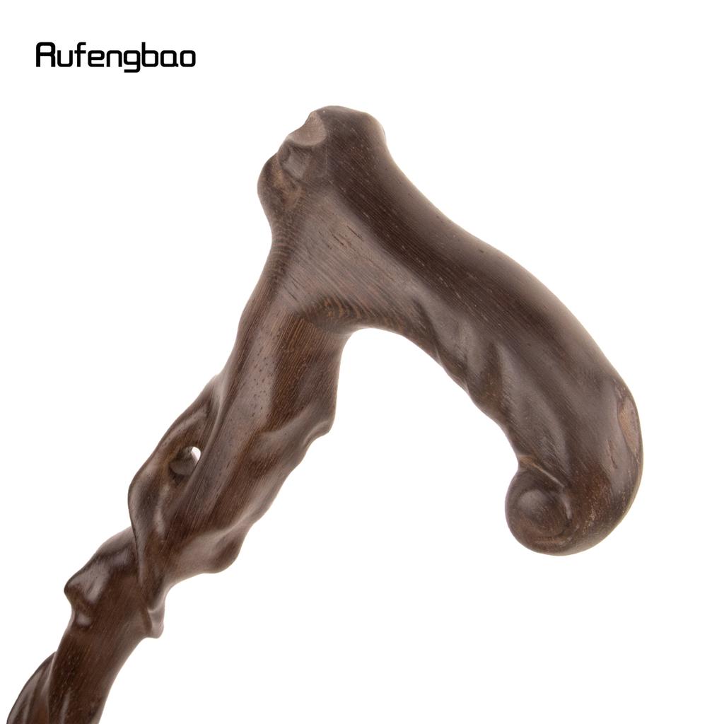 Коричневая деревянная трость с одним шарниром из корня дерева, декоративная трость для косплей-вечеринки, трость для ходьбы на Хэллоуин, палочка-костыль, посох 93 см