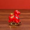 with Blessing Word Year of The Horse Zodiac Ornament Mini Horse Mascot Statue  Study