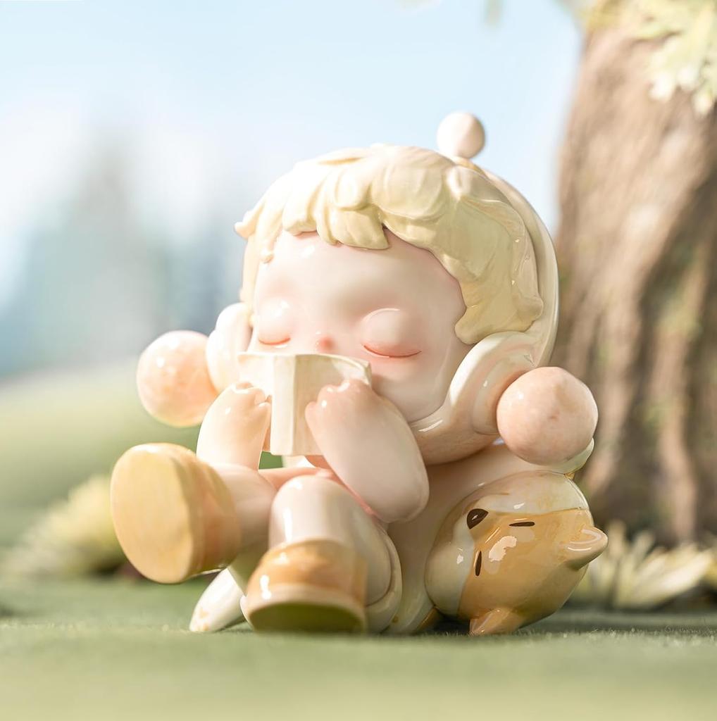 POP MART SKULLPANDA Серия «Тепло», Фигурки-сюрпризы SKULLPANDA, Фигурки-экшн со случайным дизайном, Праздничные подарки на день рождения, Одиночная коробка