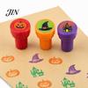 Halloween Party Favors Advent Calendar 2026, 24 Self Inking Stamp Set for Kids, Pumpkin Arts And Crafts Witch Castle Spider Craft, Favor DIY