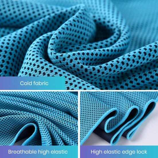 Сверхмягкое охлаждающее полотенце для любителей спорта - Быстросохнущее, Высокая воздухопроницаемость, Упаковано в бутылку для удобства